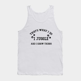 Juggler Heartbeat ECG Juggling Gift for Jugglers Tank Top